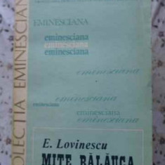 MITE. BALAUCA-EUGEN LOVINESCU