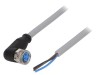 Cablu SICK M8 3 pini, 5m, Conector mama, PVC Gri, IP67