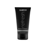 Subrina Professional Refresh Black - Sampon neutralizant pentru nuante reci, 25 ml
