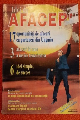 Revista Idei de afaceri nr 8 1996 Magazin de sucuri naturale foto
