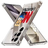 Husa antisoc pentru samsung galaxy s25 ultra, airbag pro, clear, no excuses