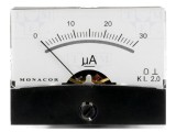 Ampermetru pe Panou DC 0-30uA 6.5k&Omega;