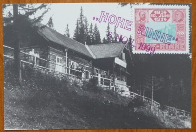 2 Carti postale comemorative , Hohe Rinne , 6 noiembrie 1999 foto