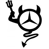 Cumpara ieftin Sticker Devil MERCEDES
