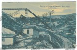 5637 - RESITA, Caras-Severin, MINING INDUSTRY, railway, Limestone transport chute, Romania - old postcard - unused