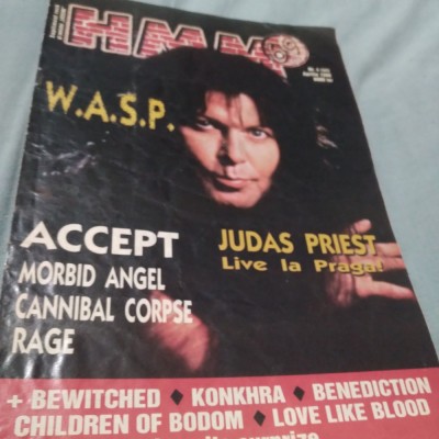 REVISTA HMM SUPLIMENT AL REVISTEI ROCK LICEENII NR.4 1998 foto