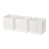 Set 3 cutii pentru depozitare haine, 31 x 34 x 33 cm, maner lateral, General