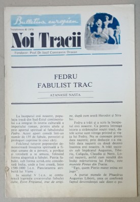 NOI TRACII , REVISTA FONDATA DE JOSIF CONSTANTIN DRAGAN , NR.4 , 1978 foto