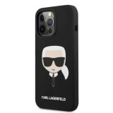 Cumpara ieftin Husa Cover Karl Lagerfeld MagSafe Silicon Karl Head pentru iPhone 13 Black