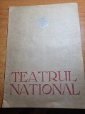 program teatrul national victor eftimiu - 1944-1945 - george vraca