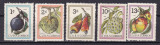 Cuba 1963 fructe MI 859-863 MNH