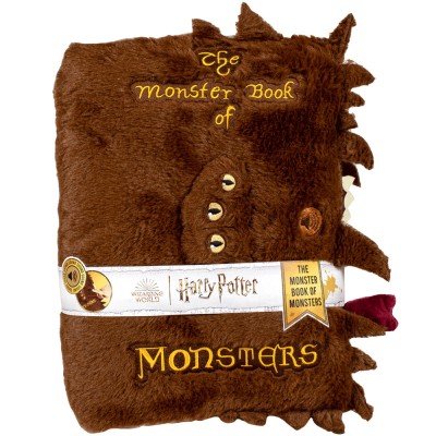 Jucarie din plus cu sunete The Monster Book of Monsters, 32x24x8 cm, Harry Potter foto