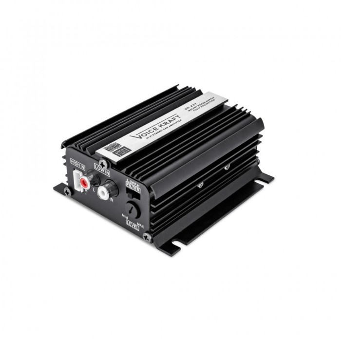 Amplificator auto mini voice kraft vk-237, 2 x 40w
