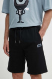 Karl Lagerfeld pantaloni scurti barbati, culoarea negru, 542900.705027
