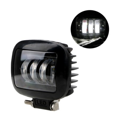 Proiector auto/moto 3LED, 30W, 10/30V, 6000K, lupa foto