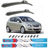 Cumpara ieftin Ștergătoare Opel Corsa D 5 uși (2006&ndash;2010) Flat | Set Față &ndash; TeamCar&reg;