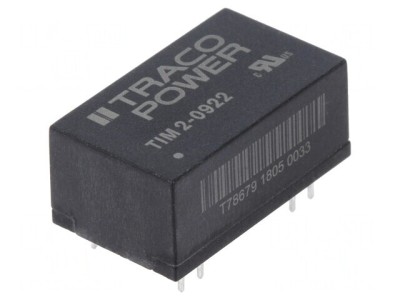 Convertor DC/DC 2W 4.5-12V la 12V/-12V foto