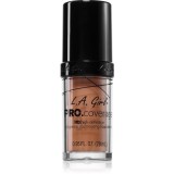 L.A. Girl Cosmetics PRO. Coverage fond de ten lichid iluminator culoare Warm Beige 28 ml