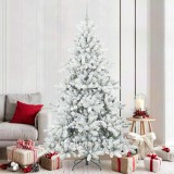 vidaXL Brad de Crăciun artificial cu ramuri articulare 210 cm PVC 3397734