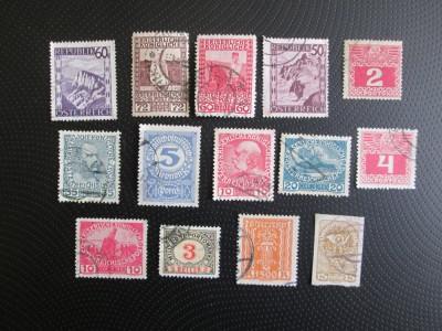 AUSTRIA LOT STAMPILAT=58 foto