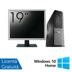 Pachet Calculator Dell OptiPlex 990 Desktop, Intel i5-2400 3.10GHz, 4GB DDR3, 500GB SATA, DVD-ROM + Monitor 19 Inch + Windows 10 Home NewTechnology Me foto