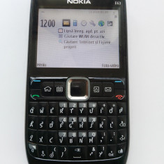 Telefon mobil Nokia E63, baterie holograma, incarcator original, ghid utilizare