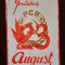 PM313N Material de propagandă comunistă, Trăiască 23 August și cu stema PCR