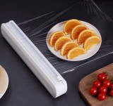 Dispenser Folie Alimentara Stretch cu Ventuze si Taiere Perfecta, Reutilizabil, Max 300mm