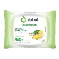 Servetele Demachiante Elmiplant Skin Moisture, 25 Servetele/Pachet, Servetele Demachiante, Servetele Elmiplant, Servetele Demachiante Elmiplant, Serve foto