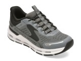 Pantofi sport Skechers Glide-Step Plus gri, barbati, piele naturala, marime 42