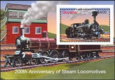 Guyana 2004 - Locomotive, colita neuzata foto