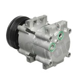 Compresor aer conditionat Ford Galaxy, 1995-2006, motorizare 2.0/2, 3, benzina; Transit, 2000-2006, motor 2.3, benzina, rola curea 115 mm, 6 caneluri