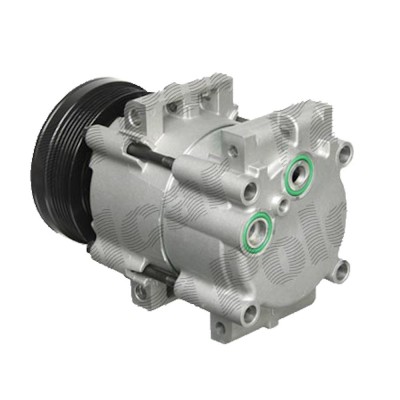 Compresor aer conditionat Ford Galaxy, 1995-2006, motorizare 2.0/2, 3, benzina; Transit, 2000-2006, motor 2.3, benzina, rola curea 115 mm, 6 caneluri foto
