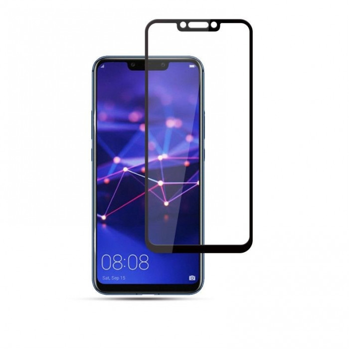 Folie de Sticla 5D HUAWEI Mate 20 Lite (Negru) Full Glue