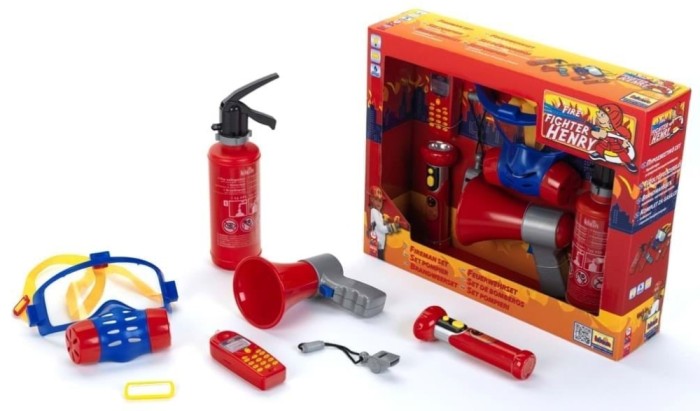 Set 7 piese accesorii pompier