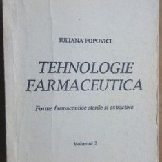 Tehnologie farmaceutica vol.2- Iuliana Popovici Forme farmaceutice sterile si extractibve