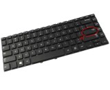 Tastatura Samsung Neagra NP350V4X layout US fara rama enter mic, NP355V4X layout US fara rama enter mic