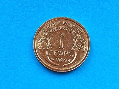 1 Franc 1939 Franta-AUNC +++-in realitate arata bine!!