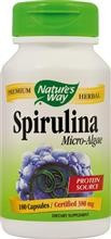 Spirulina Micro-Algae Nature&amp;#039;s Way Secom 100cps Cod: 20298 foto