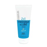 Gel lubrifiant &amp; ulei de masaj Glide Gel 2 in 1 Silky Touch HOT 200 ml