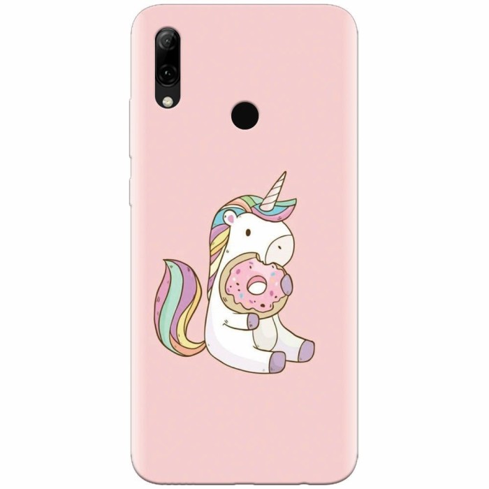 Husa silicon pentru Huawei P Smart 2019, Unicorn Donuts