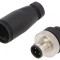Mufă M12 4 PIN Ethernet IP65/IP67 Dreptă
