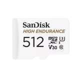 Card Memorie Micro-SDXC SanDisk SDSQQNR-512G-GN6IA 512GB Clasa 10 Viteza Citire 100MB/s Alb