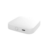Pachet 4 Capete Termostatice , 1 Gateway Hub Tuya ZigBee 3.0 WiFi, 1 Gateway Zigbee, 2 Senzor de temperatura/umiditate, ZigBee @SmartWIz smw142