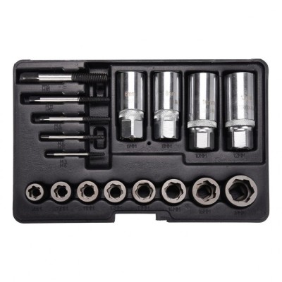 Set universal de extras suruburi, 17 buc Yato YT-06033 foto
