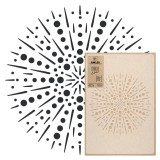 Șablon din plastic reutilizabil // FOCURI DE ARTIFICII - MEDIU (diametru 59cm)