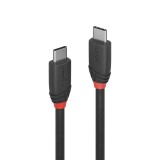 Cablu Lindy 1.5m USB 3.2 Type C, lungime 1.5m, Supported Bandwidth: 20Gbps, Maximum Power: PD 3.0 with up to 60W (20V 3A), Maximum Resolution: 4K 4096