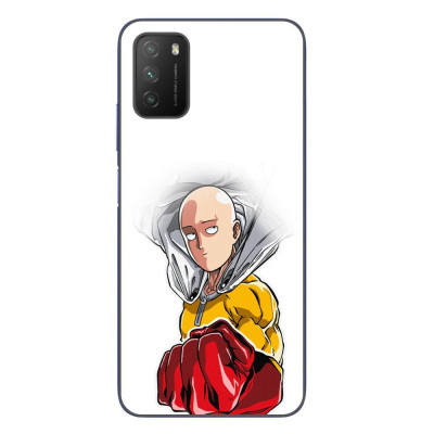 Husa compatibila cu Xiaomi Poco M3 Silicon Gel Tpu Model One Punch Man Saitama foto