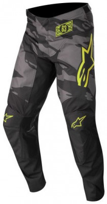 Pantaloni Off-Road Alpinestar Youth Racer Tactical Negru / Gri / Galben Marimea 24 3741222115424 foto