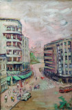 Micaela Eleutheriade (1900-1982)-Peisaj citadin bucureştean, pictură &icirc;n ulei, Peisaje, Avangardism